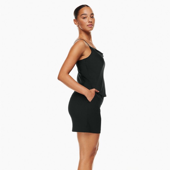 NWOT BABATON Cowlneck Camisole Black Tank - Picture 11 of 13